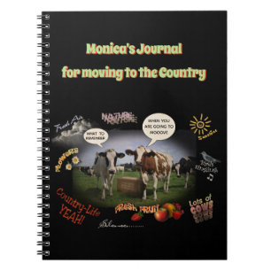 Moving to the Country (customizable) Notebook
