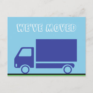Moving Truck Custom Moving Announcement