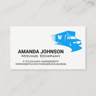Moving Truck   Delivery Service Business Card