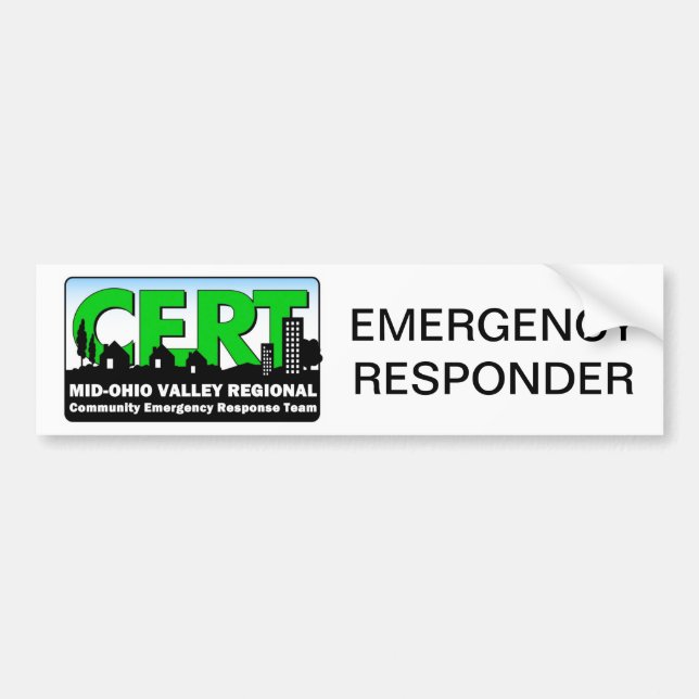 MOVR CERT Bumper Sticker (Front)