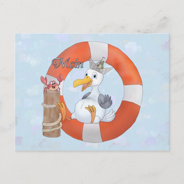 Möwe im Ring Postcard (Front)
