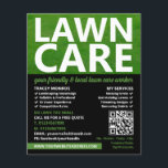 Mowed Lawn, Lawn Care Services Flyer<br><div class="desc">Mowed Lawn,  Lawn Care Services Advertising Flyer by The Business Card Store.</div>
