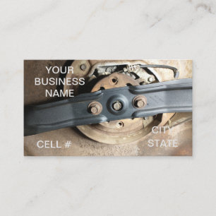 Mower Shop Blade Sharpening Business Card