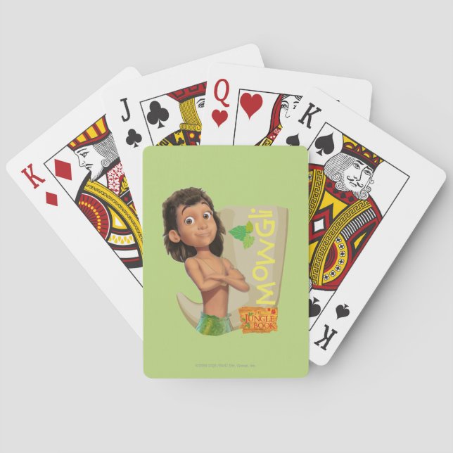 Mowgli 1 playing cards (Back)