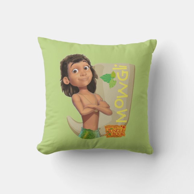 Mowgli 1 throw pillow (Front)