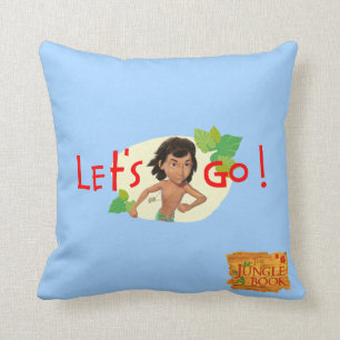 Mowgli 2 throw pillow