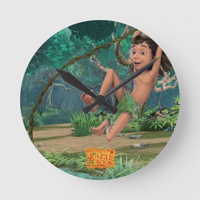 Mowgli 5 round clock (Front)