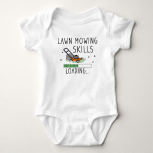 Mowing Baby Lawn Mowing Skills Loading, Gardener Bodysuit
