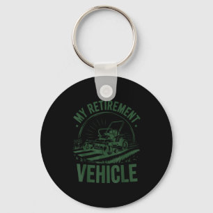 Mowing Zero-turn Lawn Mower Dad My Retirement Vehi Keychain