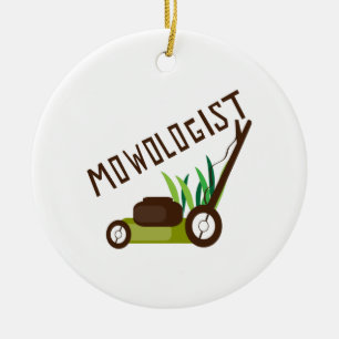 Mowologist Ceramic Ornament