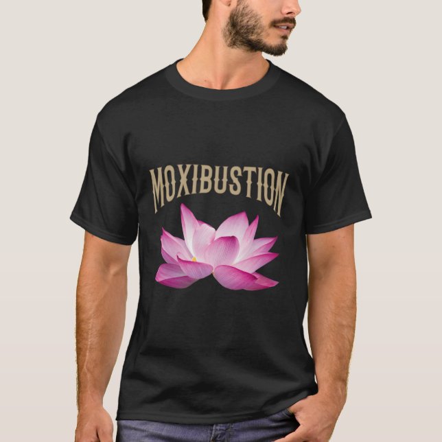Moxibustion Moxibustion Practitioner Lotus T-Shirt (Front)
