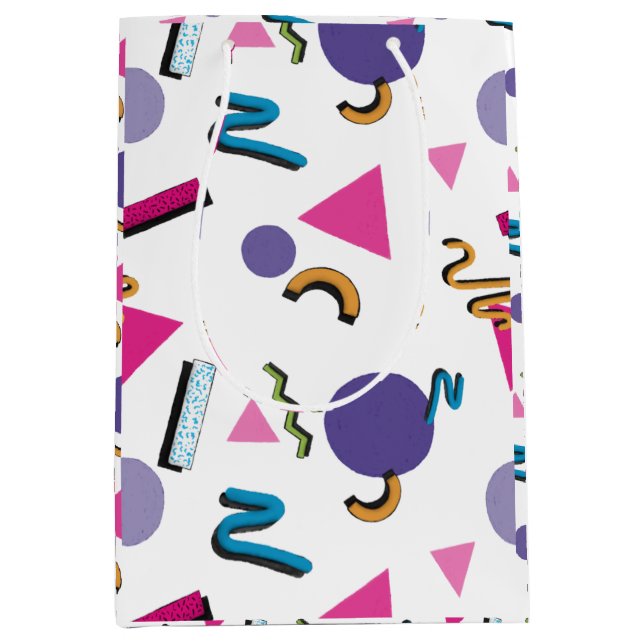 Moyen 90s Formes Sac cadeau (Devant)
