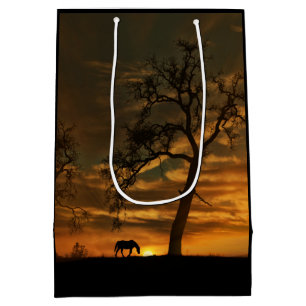 Moyen Belle Sac Cadeau Cheval Sud-Ouest
