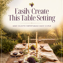 Chemin de table aux raisins de vignoble – Divertis