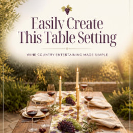 Moyen Chemin de table aux raisins de vignoble – Divertis