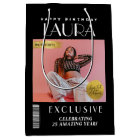 Couverture de magazine personnalisée Sac cadeau d'