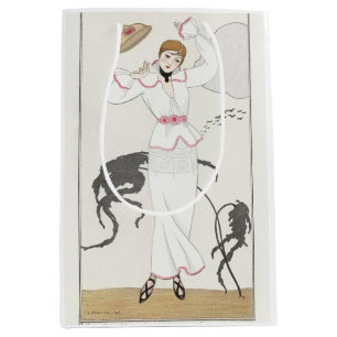 Moyen George Barbier, Sac Cadeau Art Déco de Qualité Moy