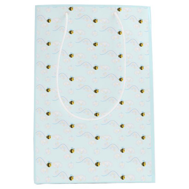 Moyen Joli sac cadeau d'abeille (Devant)