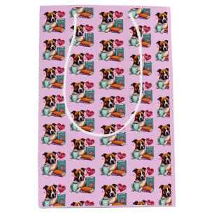 Moyen Livres robustes Sac cadeau café en pivoine