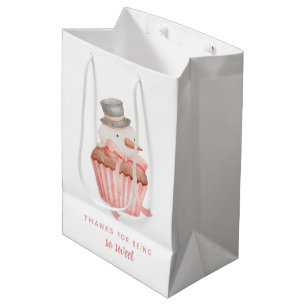 Moyen Merci d'être si gentil Sac cadeau bonhomme de neig