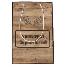 Plaque Rustique En Bois Avec Sac Cadeau Texte Facu