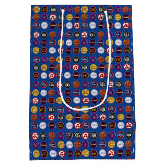 Moyen Sac cadeau à capuchon de soda rétro, Cadeau pour j