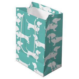 Moyen Sac cadeau Dachshund Wiener Chien Chien Chien Chie