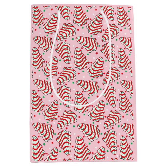 Moyen Sac cadeau de gâteau de Noël (Devant)