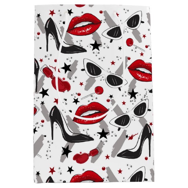 Moyen Sac cadeau de mode beauté (Devant)