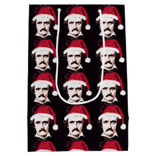 Moyen Sac cadeau de Noël Edgar Allan Poe Goth