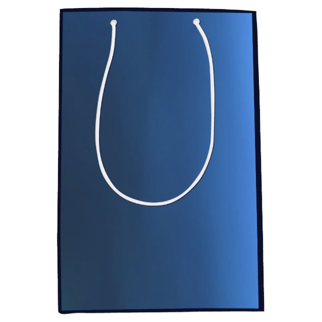 Moyen Sac cadeau Denim Blues (Devant)