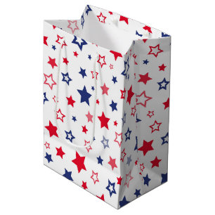 Moyen Sac cadeau Étoiles patriotiques