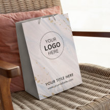Sac cadeau moderne pour entreprise minimaliste