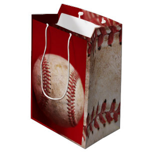 Moyen Sac cadeau photo authentique de baseball