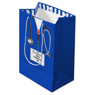 Moyen Sac cadeau pour infirmière personnalisée