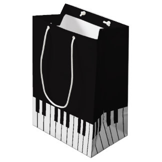 Moyen Sac de cadeau de clavier de piano