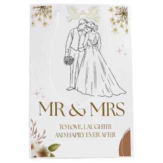 Moyen Sac de cadeau de mariage