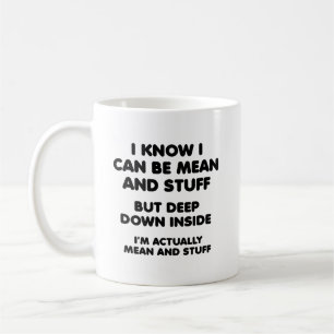 Moyenne et des trucs drôles Mug