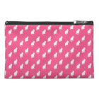 Motif blanc rose mignon de chat