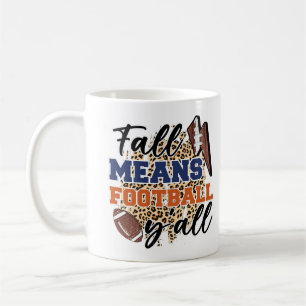 Moyens d'automne Mug de football Jour de l'automn