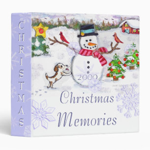 Moyens de Classeur photo Snowman Winter Christmas