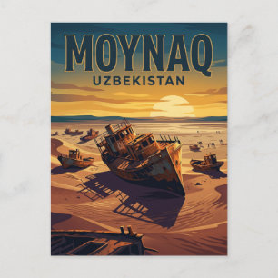 Moynaq Uzbekistan Postcard