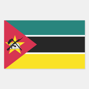 Mozambican Flag, Flag of Mozambique Sticker