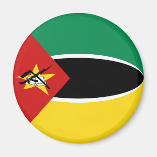 Mozambique Fisheye Flag Magnet