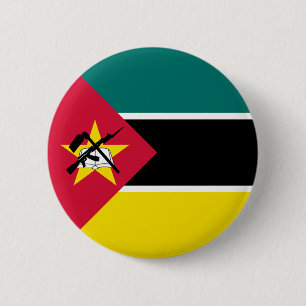 Mozambique Flag 2 Inch Round Button