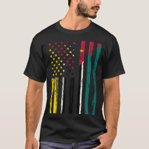 Mozambique Flag America US DNA Mozambicans T-Shirt