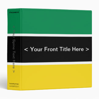 Mozambique Flag Binder