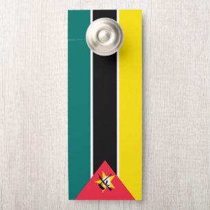 Mozambique flag door hanger