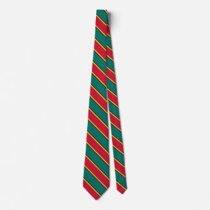 Mozambique Flag Elegant Patriotic Neck Tie