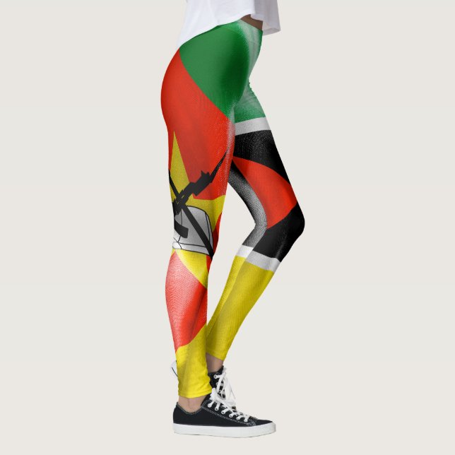 Mozambique Flag Leggings (Right)